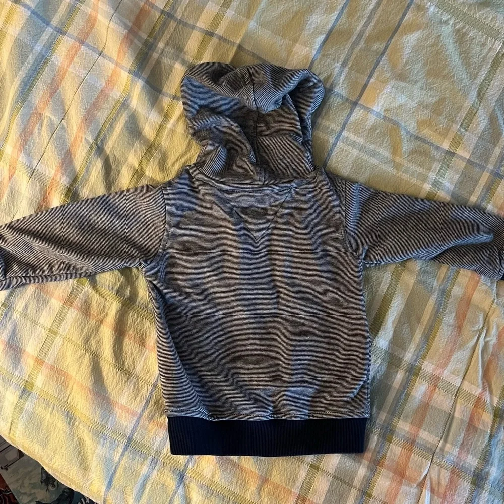 Kids Grey Hoodie with Fire Truck Design‎